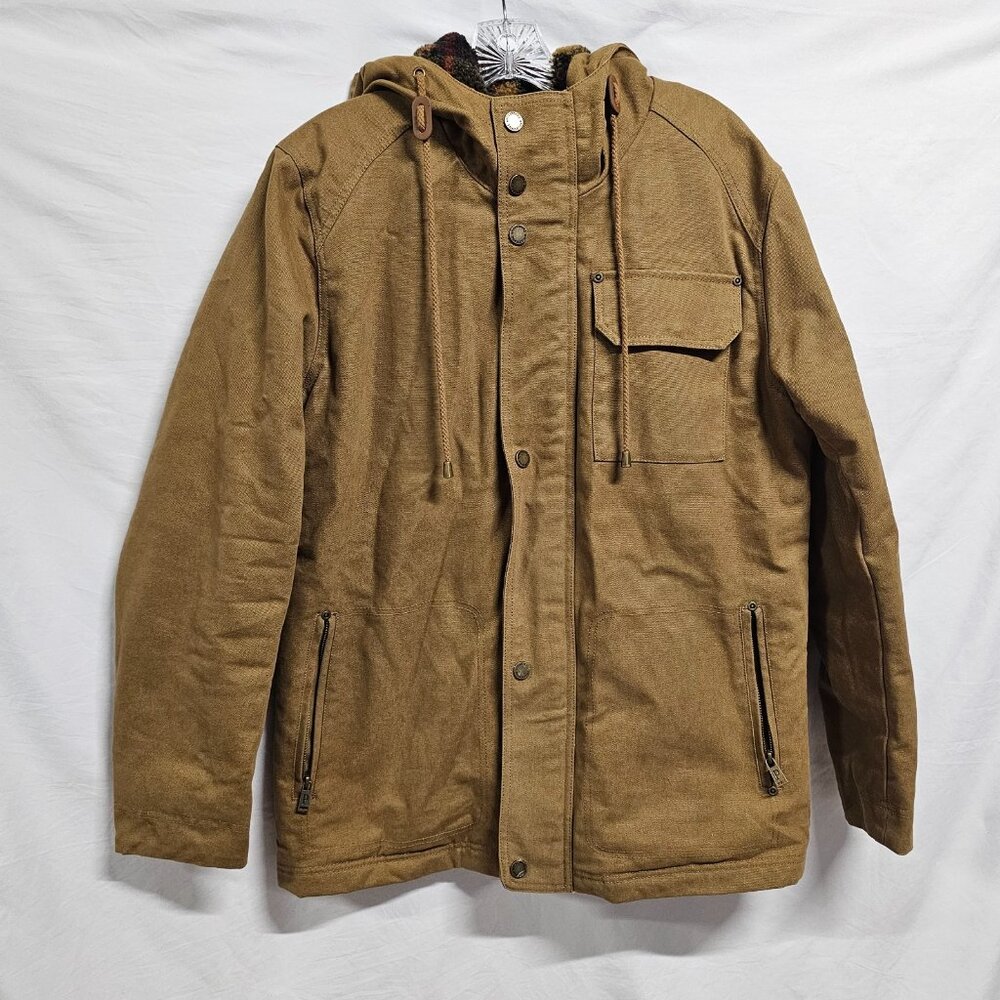 Pendleton Hooded Timber Cruiser Men's Jacket Size M Saddle color 100% Cotton - Picture 5 of 16